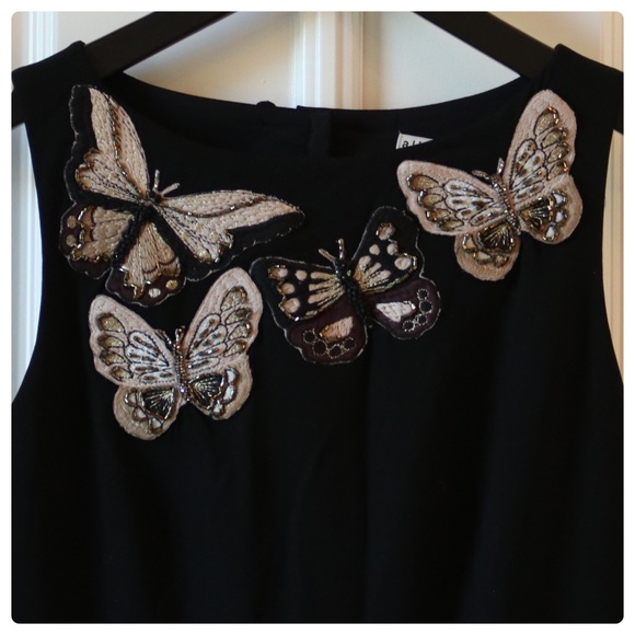 ALICE + OLIVIA Lillyanne Embellished Butterfly Dress - Picture 12 of 14